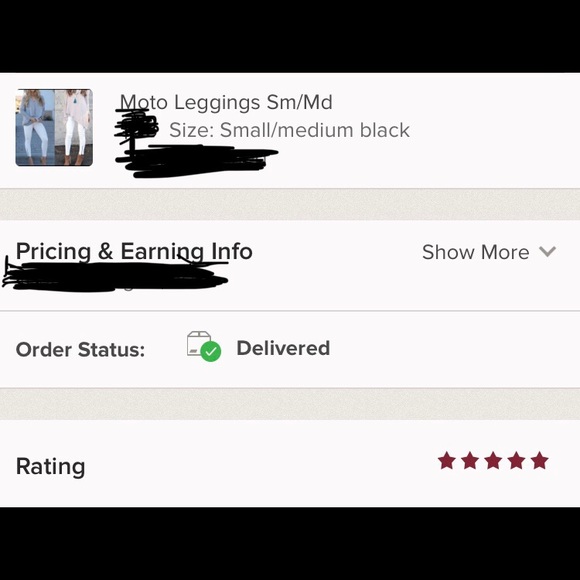 Moto Leggings size small/medium in white and pink - Picture 6 of 6